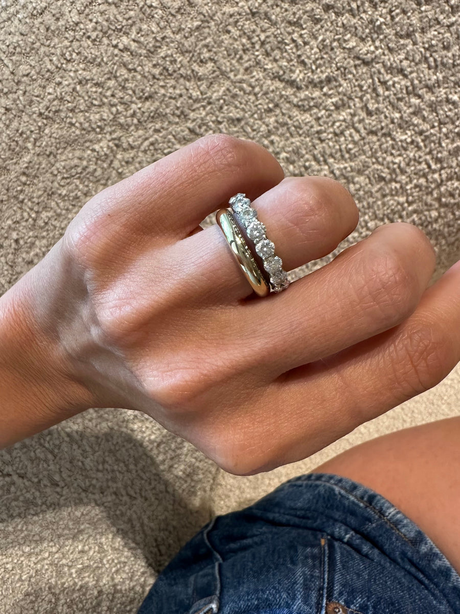 Bubble Wedding Band