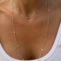 1 Meter Bezel Necklace