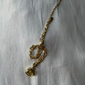 Yellow Cushion Necklace