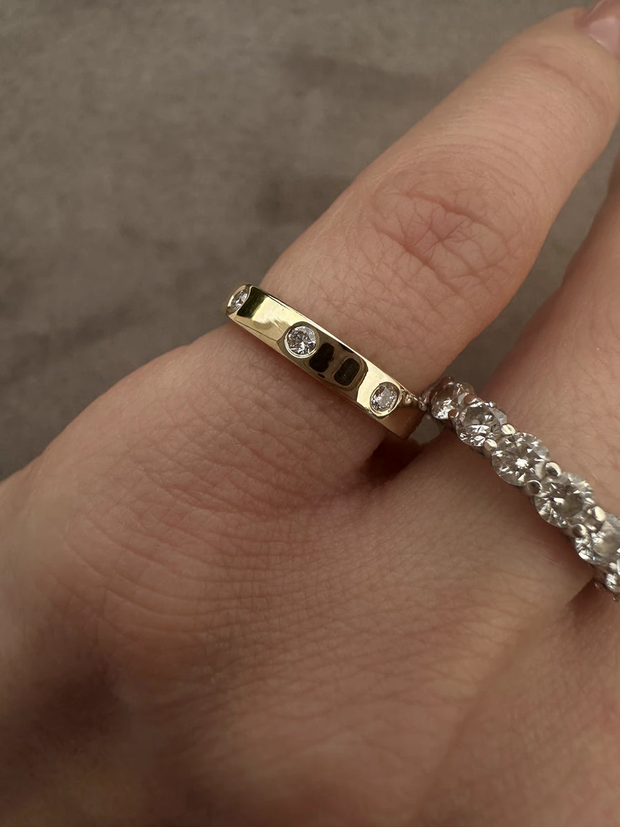 8 Stone Ring