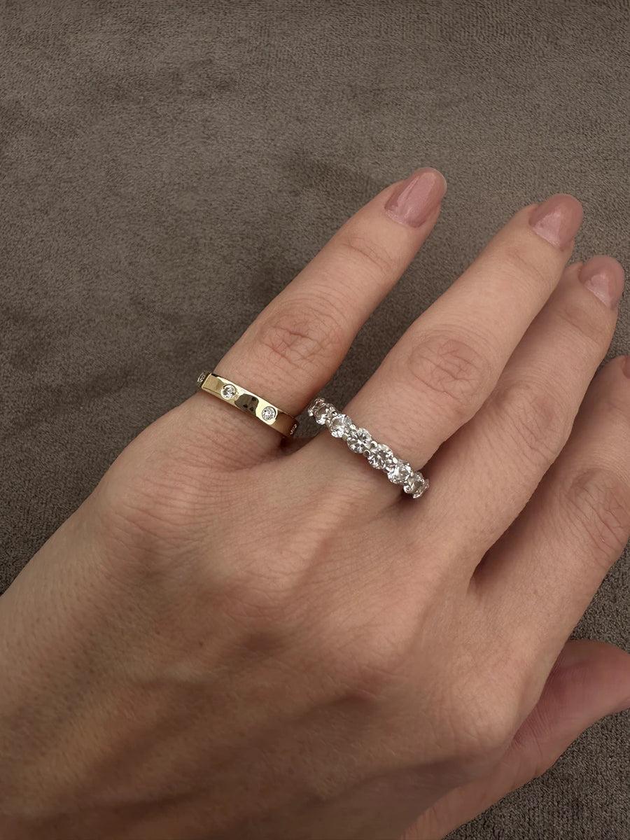 8 Stone Ring