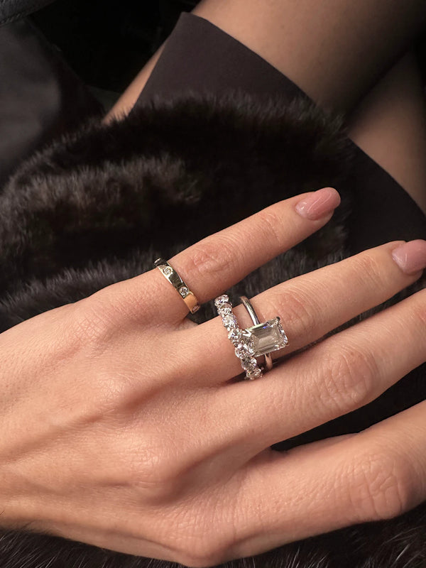 8 Stone Ring