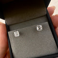 Asscher Studs