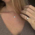 Emerald Bezel Necklace