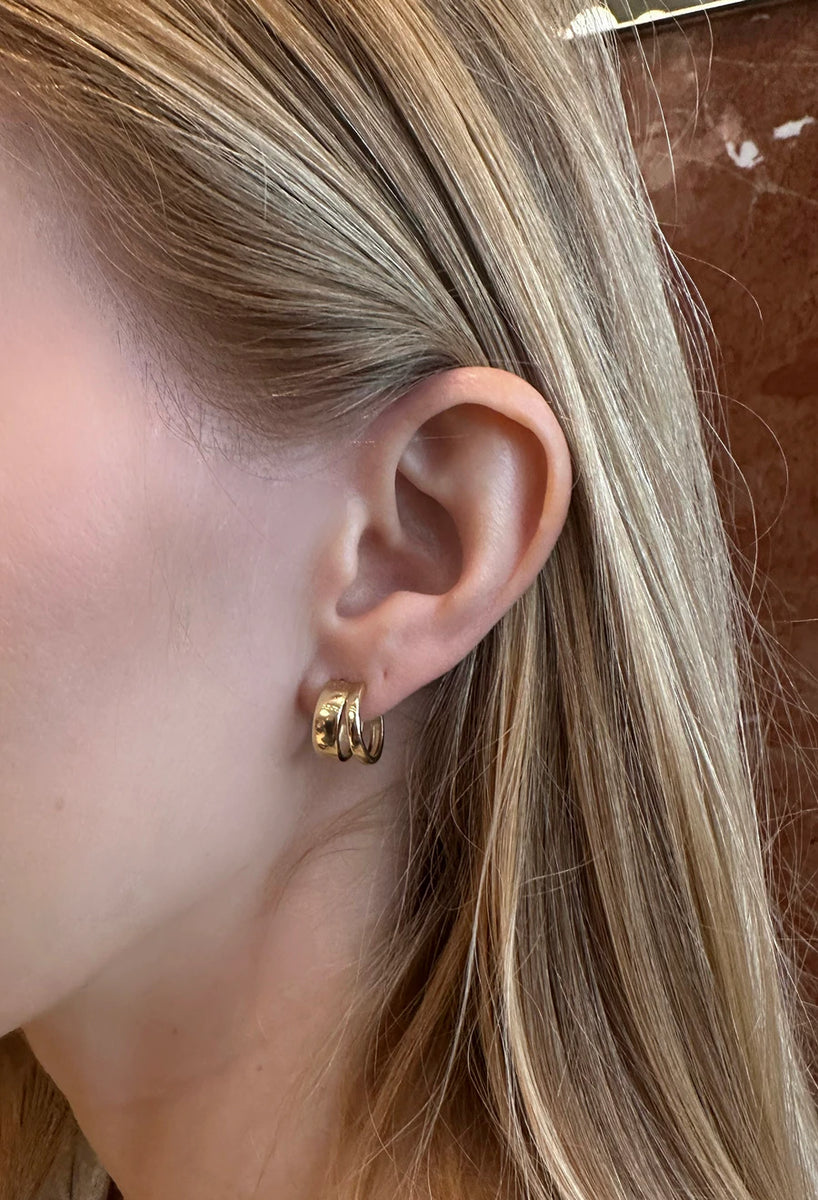 Double Earring Gold