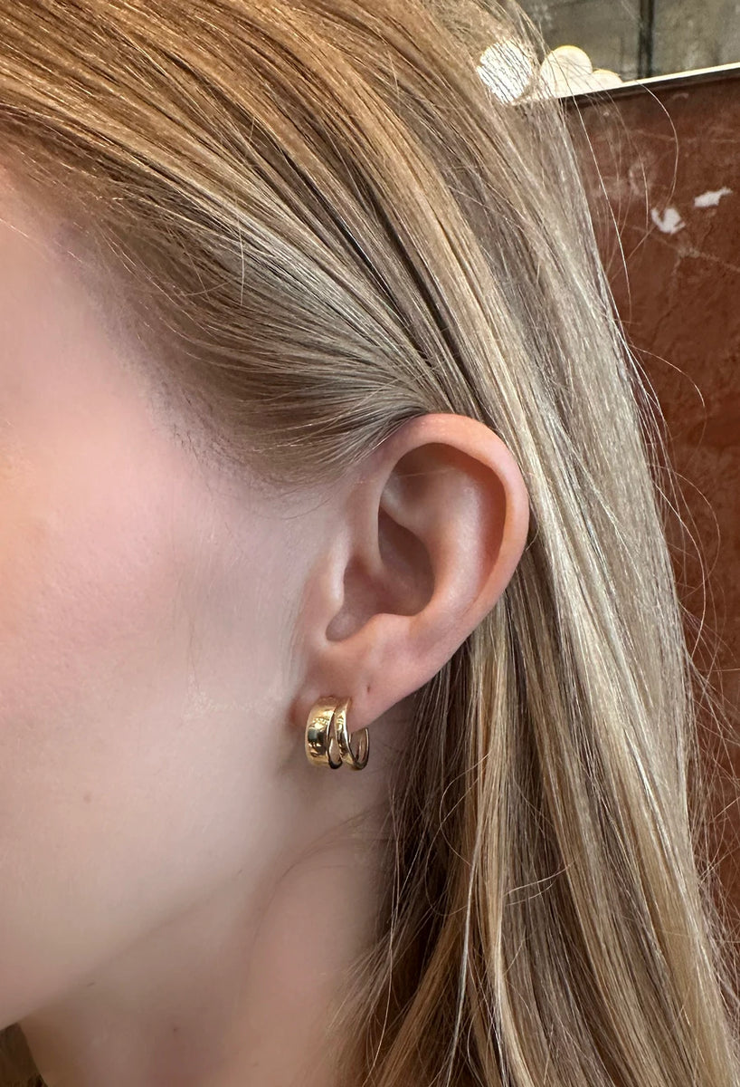 Double Earring Gold