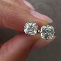 Asscher Studs