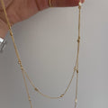 1 Meter Bezel Necklace
